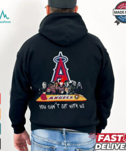 Original Los Angeles Angels MLB Horror Movies Halloween You Can’t Sit With Us 2024 Shirt