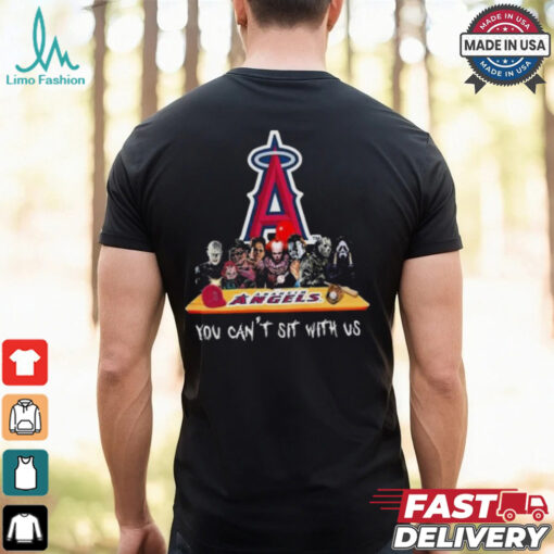 Original Los Angeles Angels MLB Horror Movies Halloween You Can’t Sit With Us 2024 Shirt