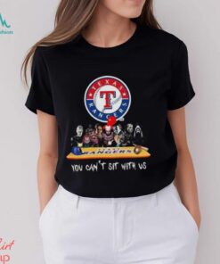 Original Texas Rangers MLB Horror Movies Halloween You Can’t Sit With Us 2024 Shirt