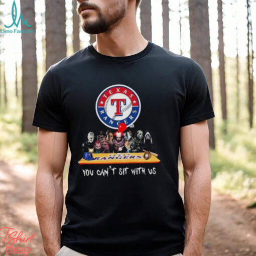 Original Texas Rangers MLB Horror Movies Halloween You Can’t Sit With Us 2024 Shirt