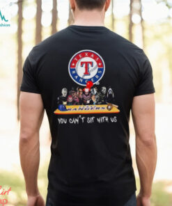 Original Texas Rangers MLB Horror Movies Halloween You Can’t Sit With Us 2024 Shirt