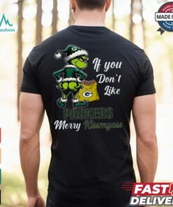 Packers If You Don't Like Them Merry Kiss My Ass Christmas Shirt
