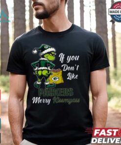 Packers If You Don't Like Them Merry Kiss My Ass Christmas Shirt