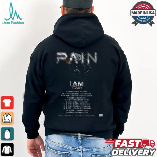 Pain Band Dalarna Sweden 4 October 2024 I Am On Tour shirt