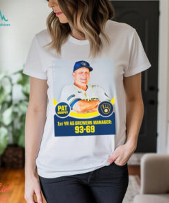 Pat Murphy 1st YR AS Brewers Manager 93 69 Poster t shirt