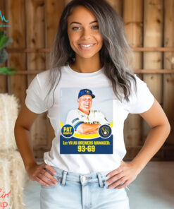 Pat Murphy 1st YR AS Brewers Manager 93 69 Poster t shirt