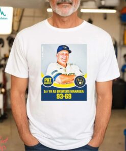 Pat Murphy 1st YR AS Brewers Manager 93 69 Poster t shirt