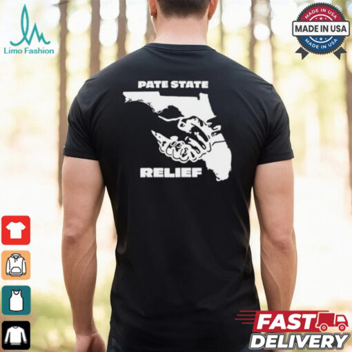 Pate State Material Florida Relief Painting t shirt