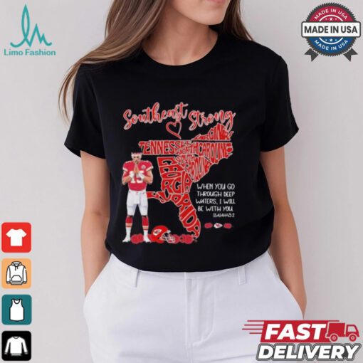 Patrick Mahomes Kansas City Chiefs Praying For Florida Southeast Strong Shirt