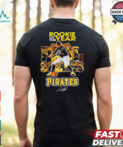 Paul Skenes Pittsburgh Pirates Rookie of the year signature shirt