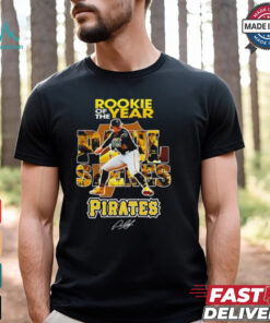 Paul Skenes Pittsburgh Pirates Rookie of the year signature shirt
