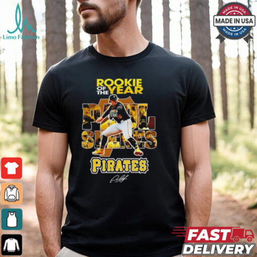 Paul Skenes Pittsburgh Pirates Rookie of the year signature shirt