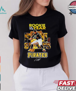 Paul Skenes Pittsburgh Pirates Rookie of the year signature shirt