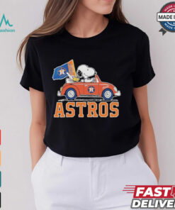 Peanuts Snoopy And Woodstock X Houston Astros October Driving Car Shirt