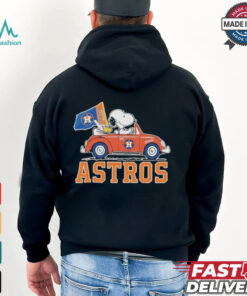 Peanuts Snoopy And Woodstock X Houston Astros October Driving Car Shirt