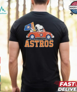 Peanuts Snoopy And Woodstock X Houston Astros October Driving Car Shirt