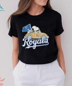 Peanuts Snoopy And Woodstock X Kansas City Royals October Driving Car Shirt