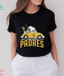 Peanuts Snoopy And Woodstock X San Diego Padres October Driving Car Shirt