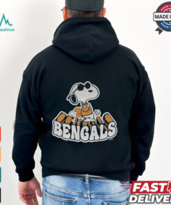 Peanuts Snoopy x NFL Cincinnati Bengals Oversized Crewneck Shirt