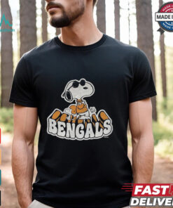 Peanuts Snoopy x NFL Cincinnati Bengals Oversized Crewneck Shirt