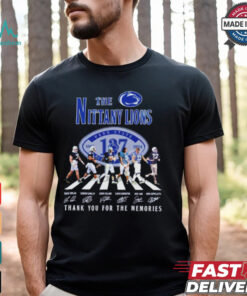 Penn State Nittany Lions 137th Anniversary 1887 2024 Abbey Road thank you for the memories shirt