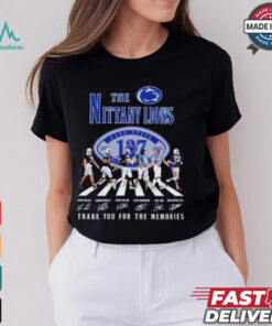 Penn State Nittany Lions 137th Anniversary 1887 2024 Abbey Road thank you for the memories shirt