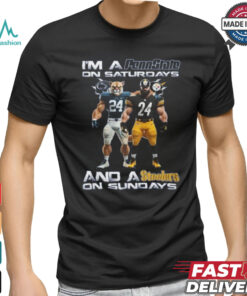 Penn State Nittany Lions On Saturdays Pittsburgh Steelers On Sundays T Shirt