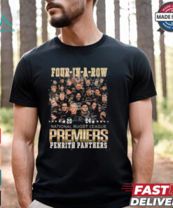 Penrith Panthers 4 In A Row 2024 National Rugby League Premiers Penrith Panthers T shirt