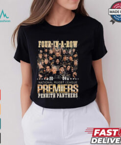 Penrith Panthers 4 In A Row 2024 National Rugby League Premiers Penrith Panthers T shirt