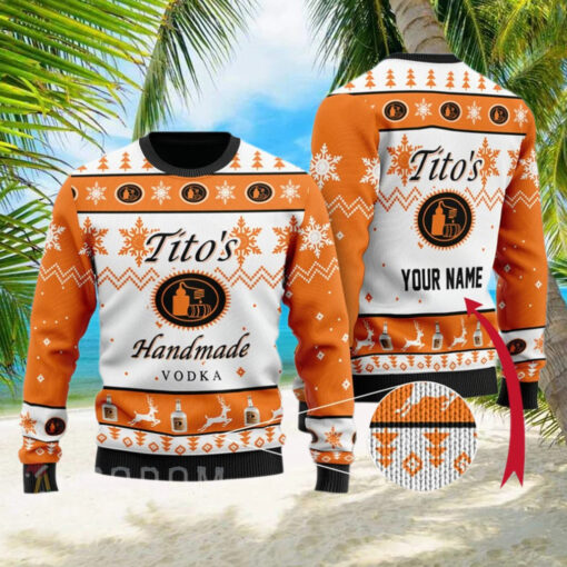 Personalized Vodka Christmas Sweater