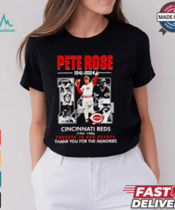 Pete Rose 1941 2024 Cincinnati Reds forever in our hearts shirt