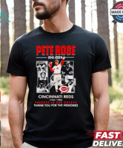 Pete Rose 1941 2024 Cincinnati Reds forever in our hearts shirt