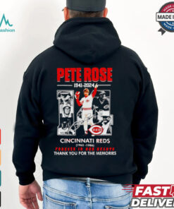 Pete Rose 1941 2024 Cincinnati Reds forever in our hearts shirt