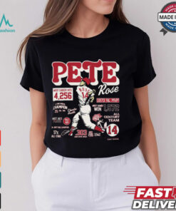 Pete Rose Career Stats Shirt