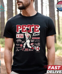 Pete Rose Career Stats Shirt