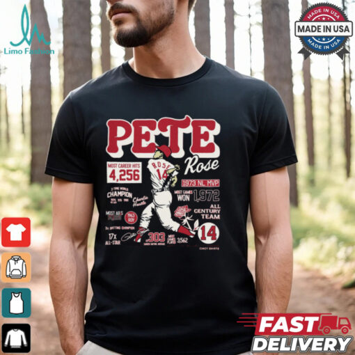 Pete Rose Career Stats Shirt