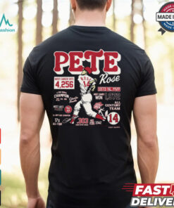 Pete Rose Career Stats Shirt