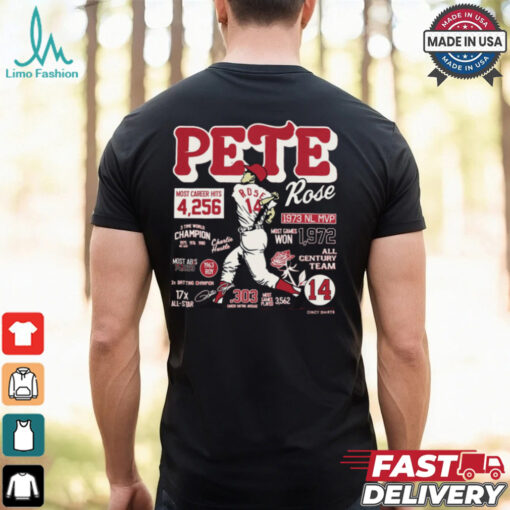 Pete Rose Career Stats Shirt