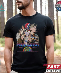 Phil Lesh 1940 2024 Thank You For The Memories T Shirt