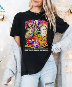 Phil Lesh March 15 1940 October 25, 2024 signature thank you for the music and memories shirt