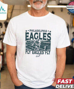 Philadelphia Eagles Gameday Fly Eagles Fly Vintage Stadium Shirt