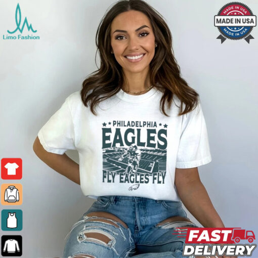 Philadelphia Eagles Gameday Fly Eagles Fly Vintage Stadium Shirt