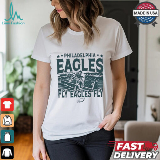 Philadelphia Eagles Gameday Fly Eagles Fly Vintage Stadium Shirt