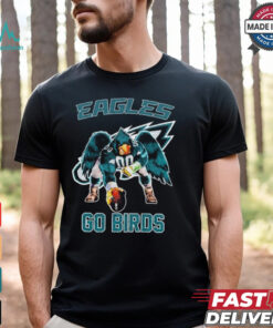 Philadelphia Eagles go birds football mascot shirt