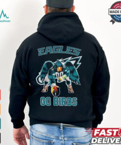 Philadelphia Eagles go birds football mascot shirt