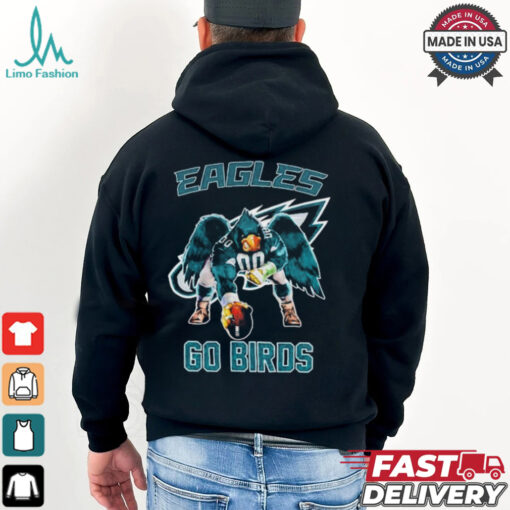 Philadelphia Eagles go birds football mascot shirt