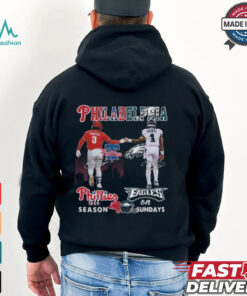 Philadelphia Phillies All Season Philadelphia Eagles On Sundays 2024 T shirt
