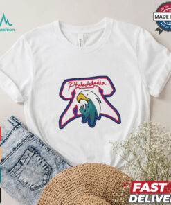 Philadelphia Phillies Eagles NFL x MLB logos shirt