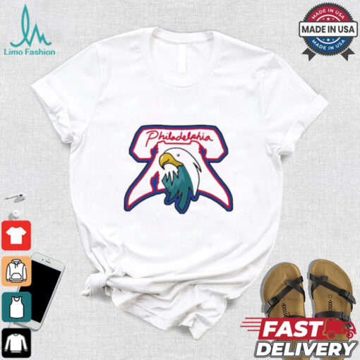 Philadelphia Phillies Eagles NFL x MLB logos shirt
