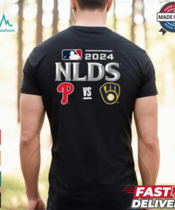 Philadelphia Phillies vs Milwaukee Brewers 2024 MLB NLDS Matchup Set Logo T Shirt